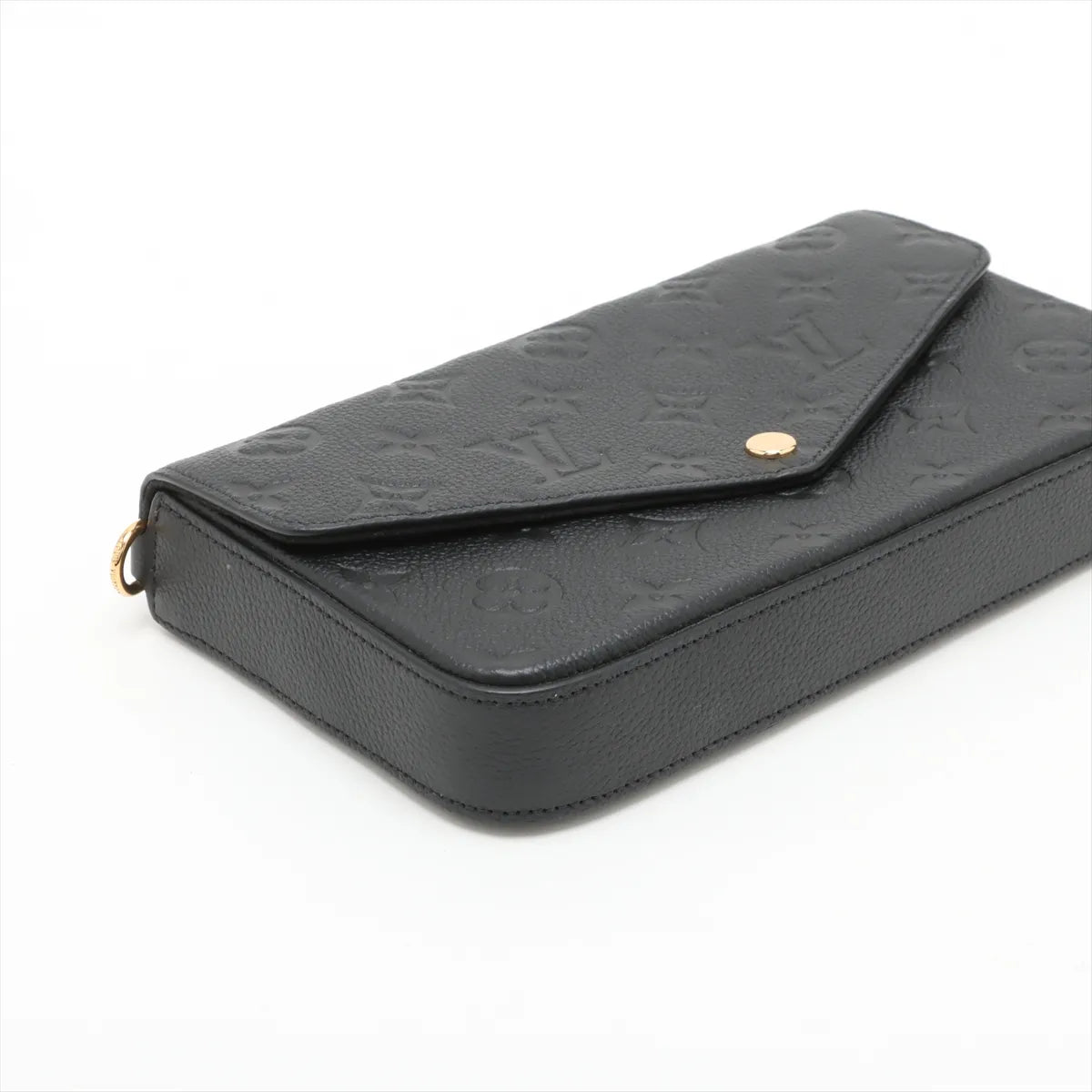Louis Vuitton Black Monogram Empreinte Leather Pochette Felicie [Clearance Sale]