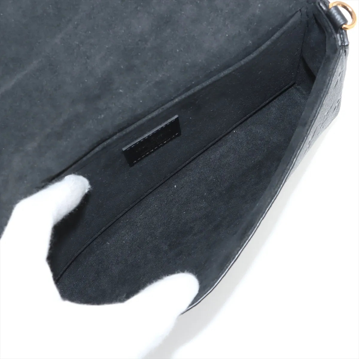 Louis Vuitton Black Monogram Empreinte Leather Pochette Felicie [Clearance Sale]