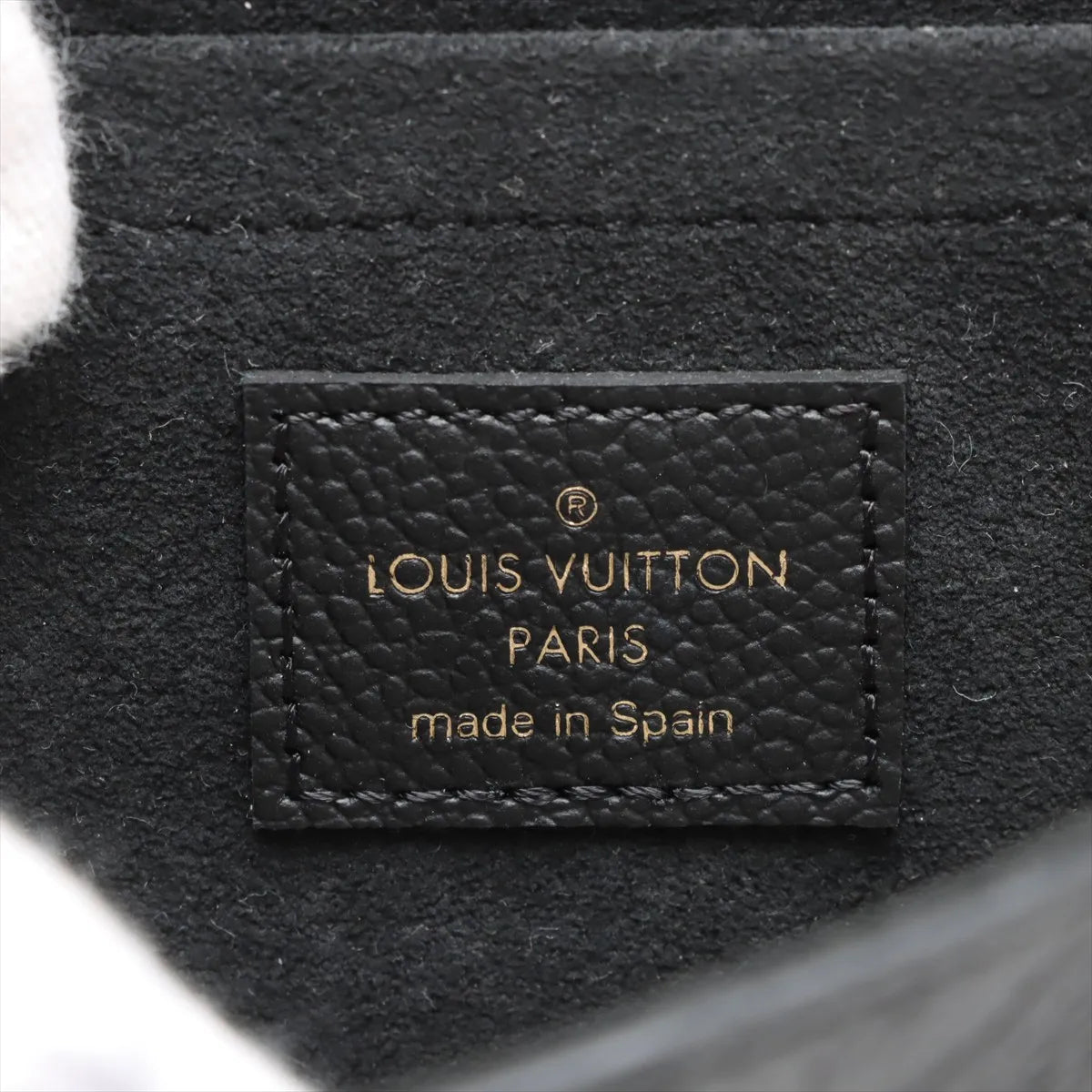 Louis Vuitton Black Monogram Empreinte Leather Pochette Felicie [Clearance Sale]