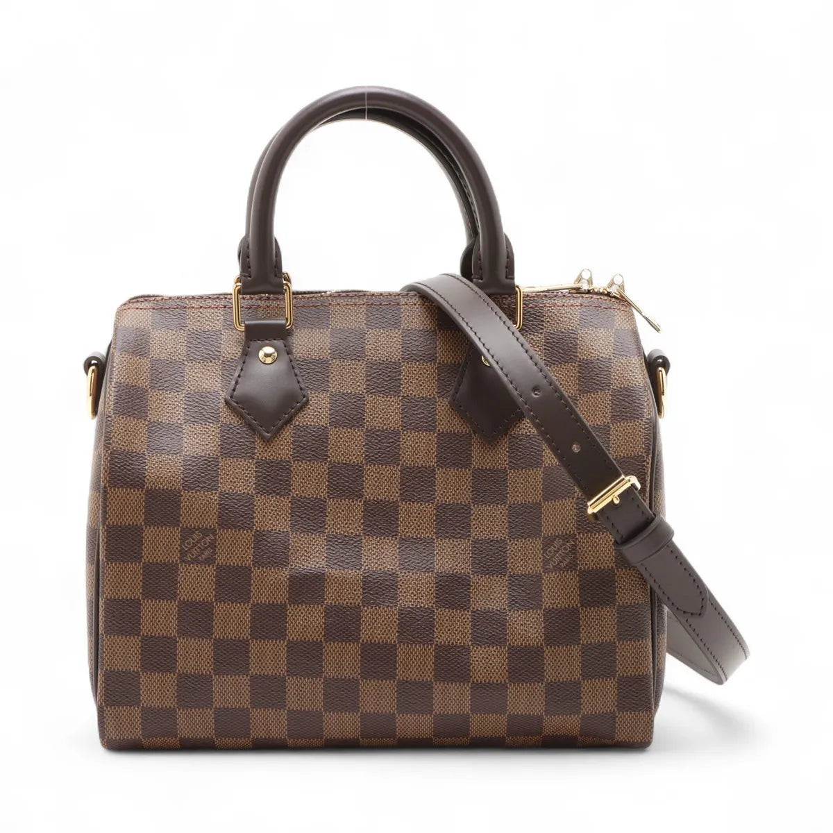Louis Vuitton Damier Ebene Canvas Speedy 25 Bandouliere [Clearance Sale]