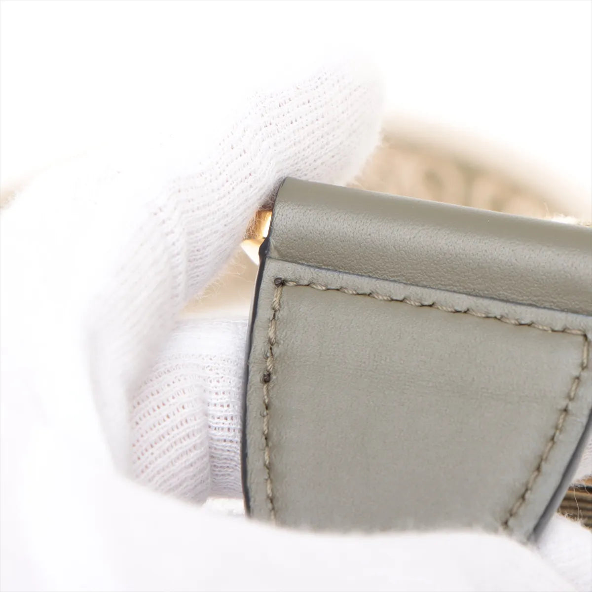 Loewe Khaki Leather Mini Gate Bag [Clearance Sale]