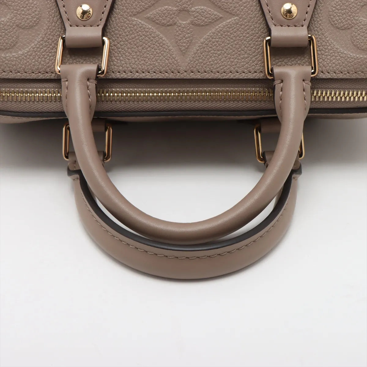 Louis Vuitton Beige Monogram Empreinte Leather Speedy 25 [Clearance Sale]
