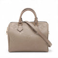 Louis Vuitton Beige Monogram Empreinte Leather Speedy 25 [Clearance Sale]