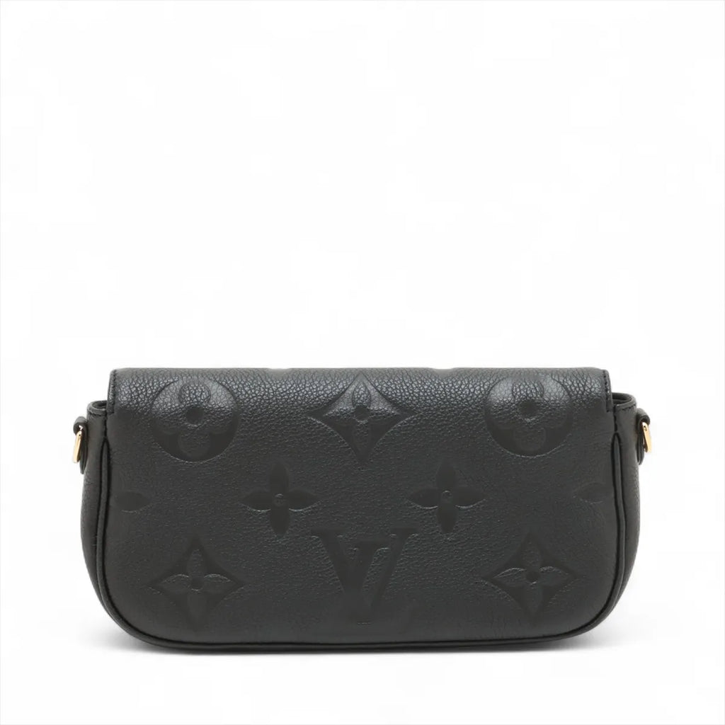 Louis Vuitton Black Monogram Empreinte Leather Wallet On Chain Ivy [Clearance Sale]