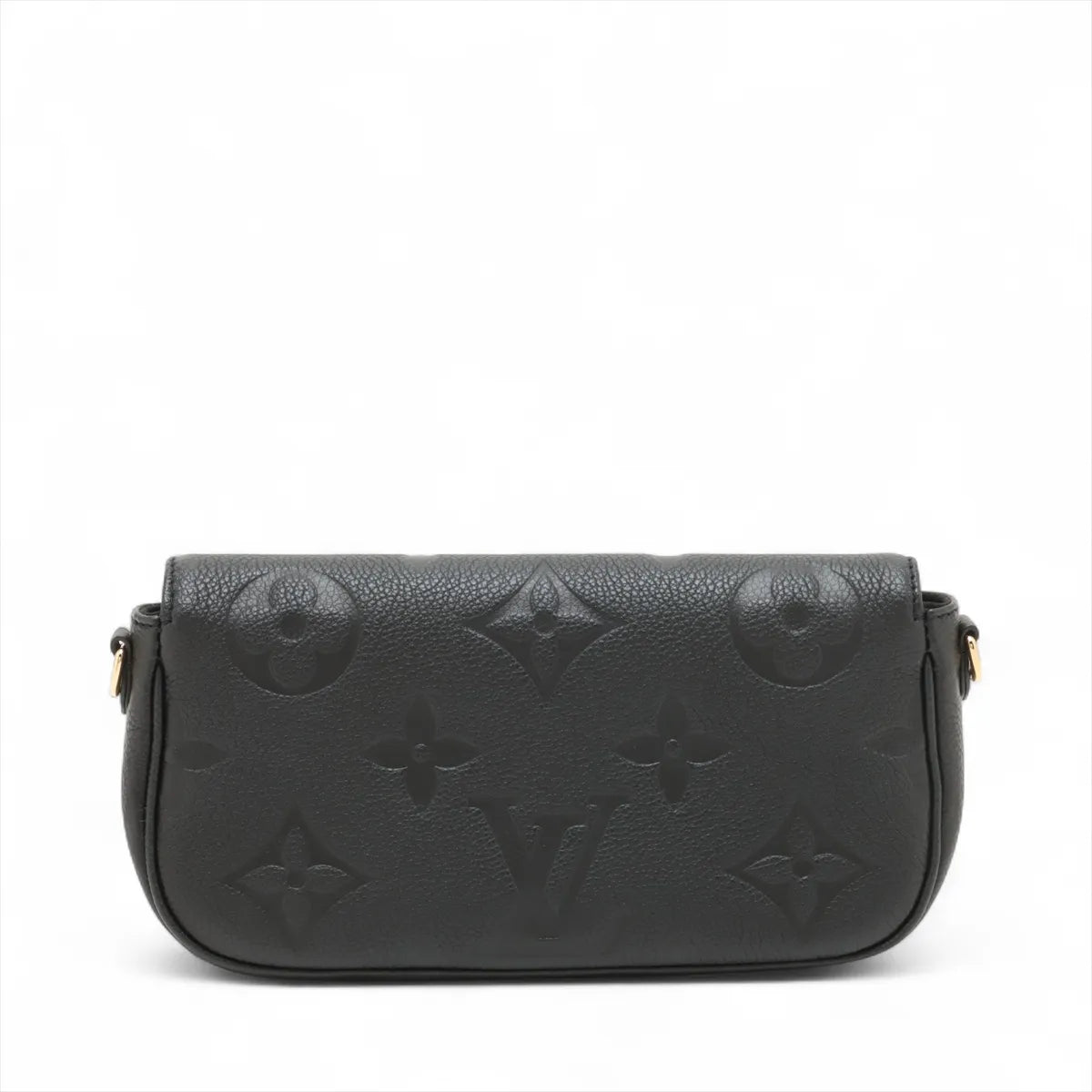 Louis Vuitton Black Monogram Empreinte Leather Wallet On Chain Ivy [Clearance Sale]