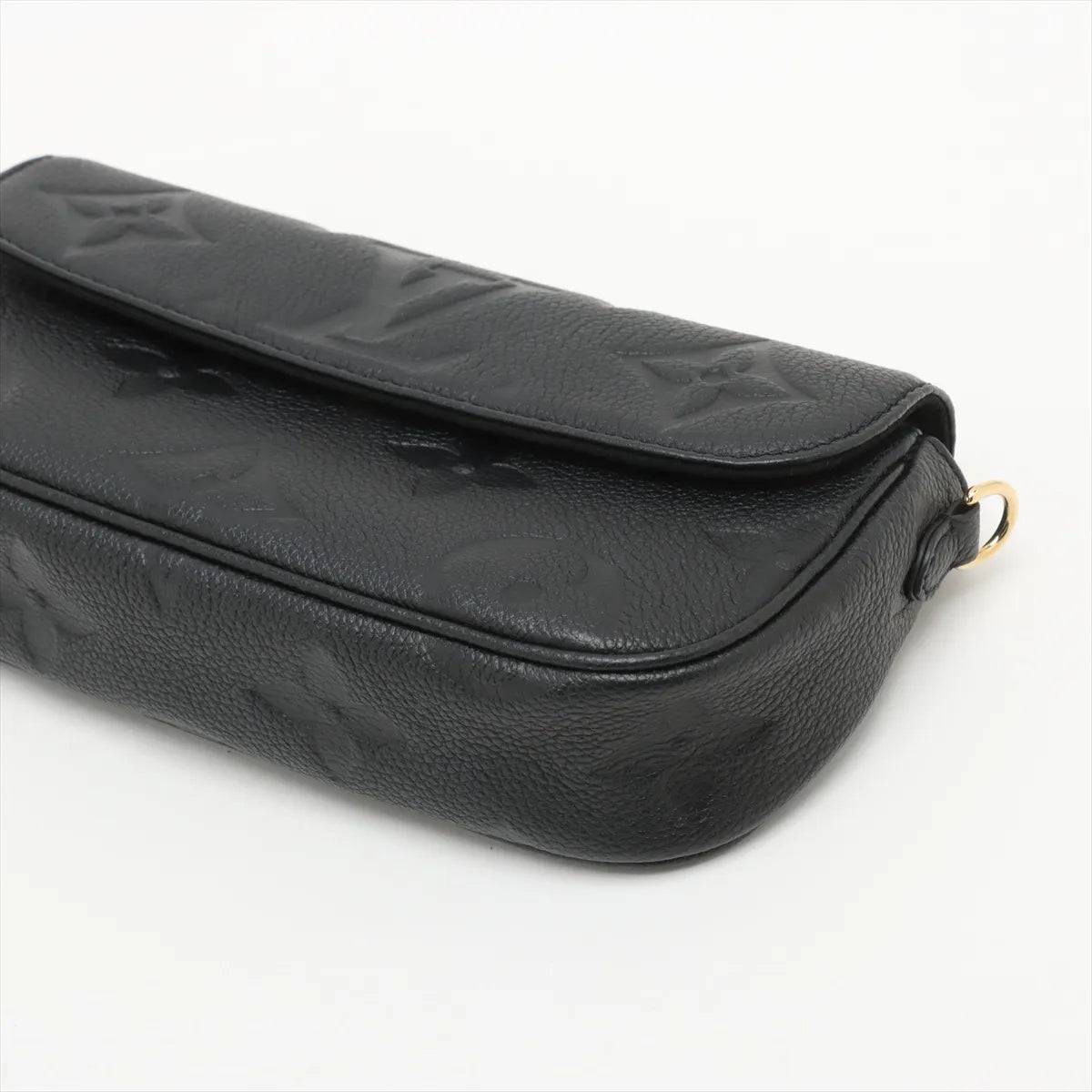 Louis Vuitton Black Monogram Empreinte Leather Wallet On Chain Ivy [Clearance Sale]