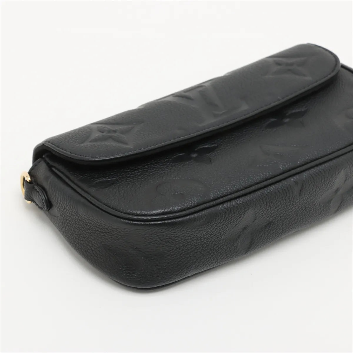 Louis Vuitton Black Monogram Empreinte Leather Wallet On Chain Ivy [Clearance Sale]