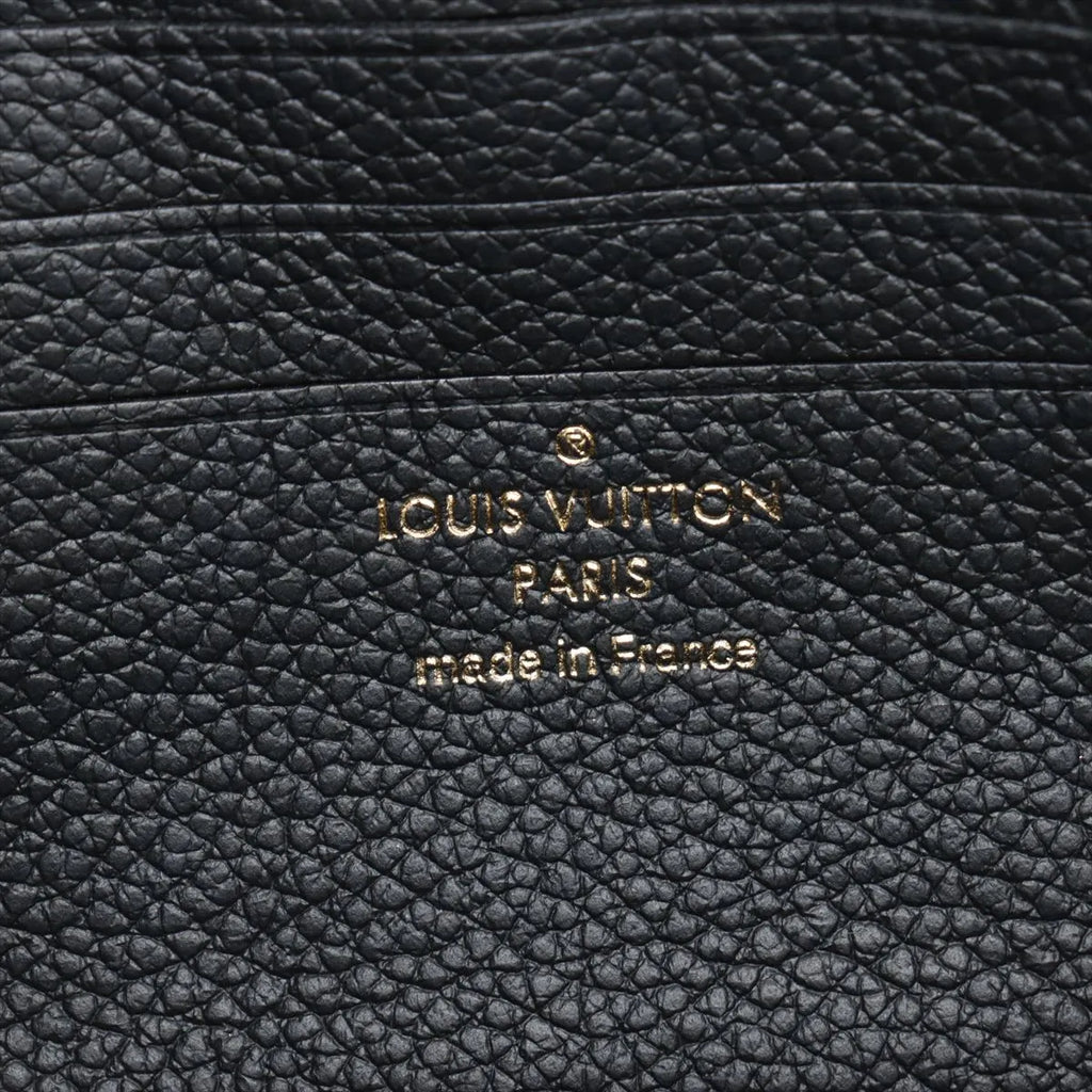 Louis Vuitton Black Monogram Empreinte Leather Wallet On Chain Ivy [Clearance Sale]
