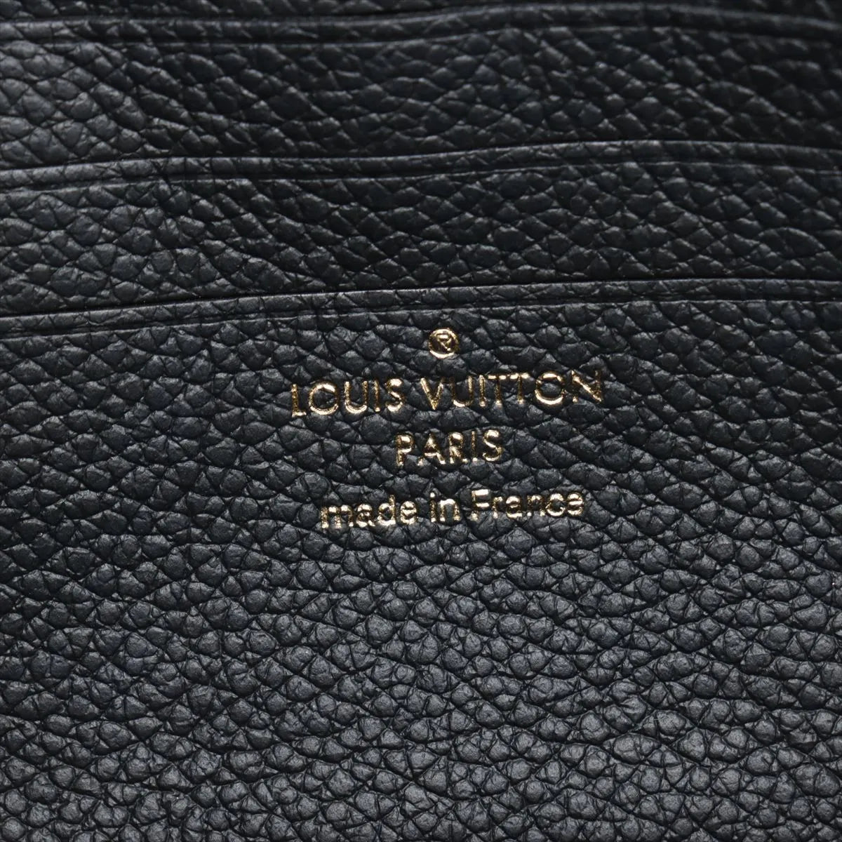 Louis Vuitton Black Monogram Empreinte Leather Wallet On Chain Ivy [Clearance Sale]