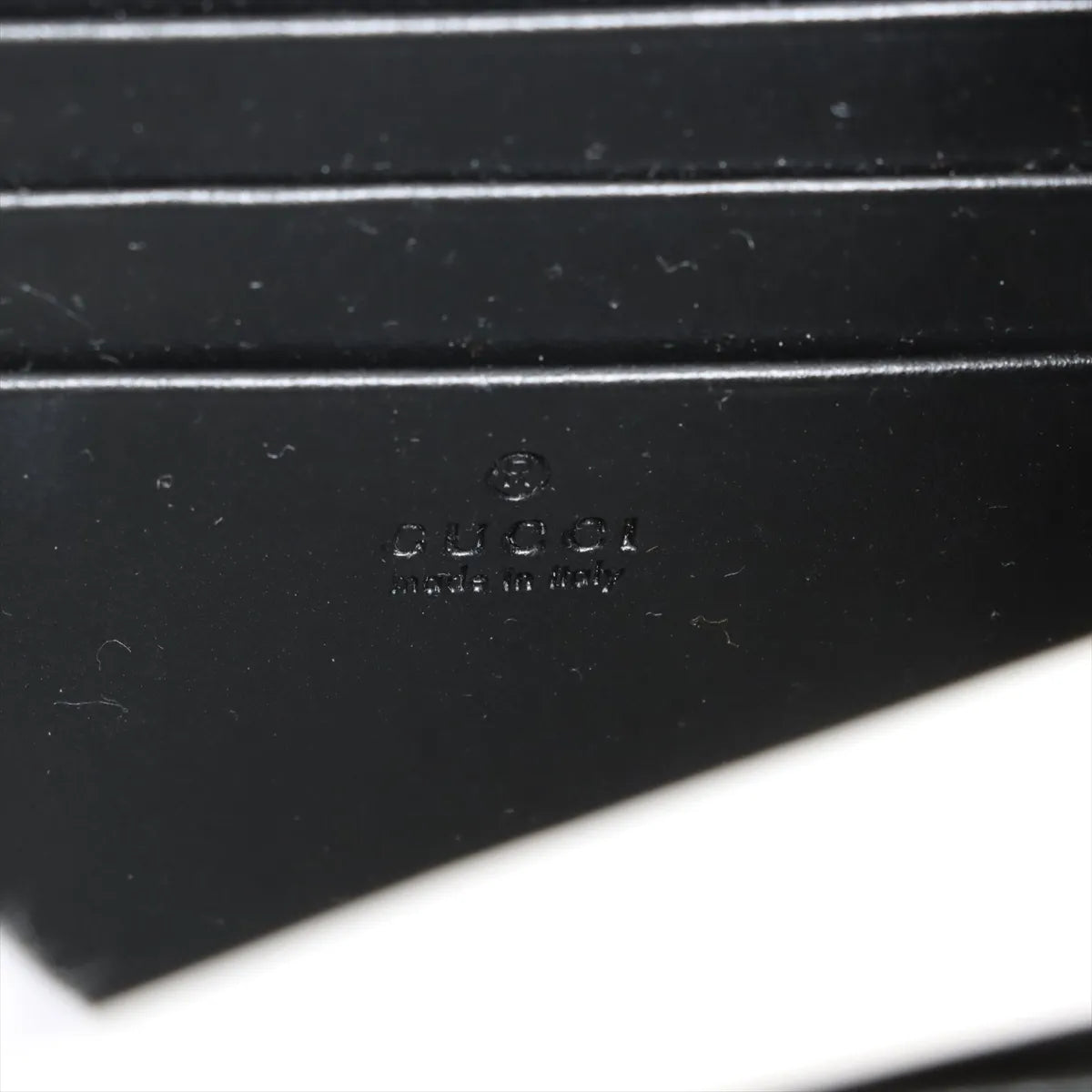 Gucci Black Leather GG Marmont Chain Wallet [Clearance Sale]