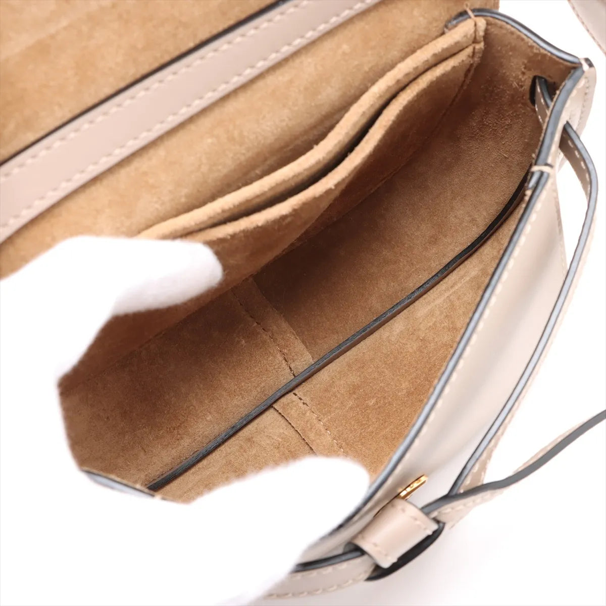 Loewe Beige Leather Mini Gate Bag [Clearance Sale]