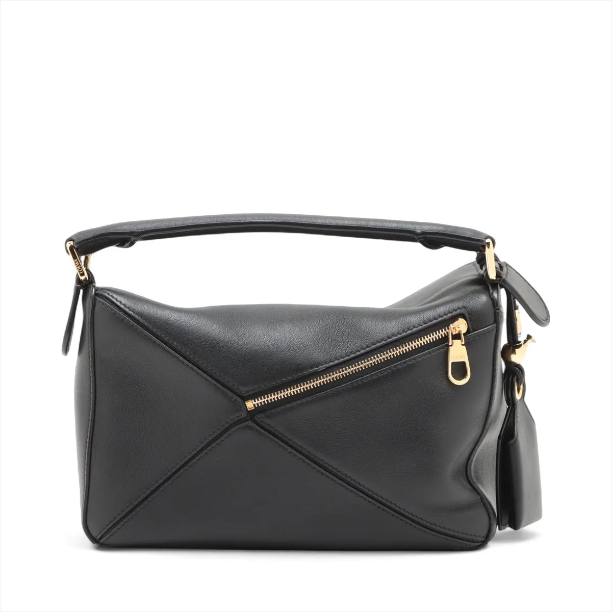 Loewe Black Leather Small Puzzle Bag [Clearance Sale]