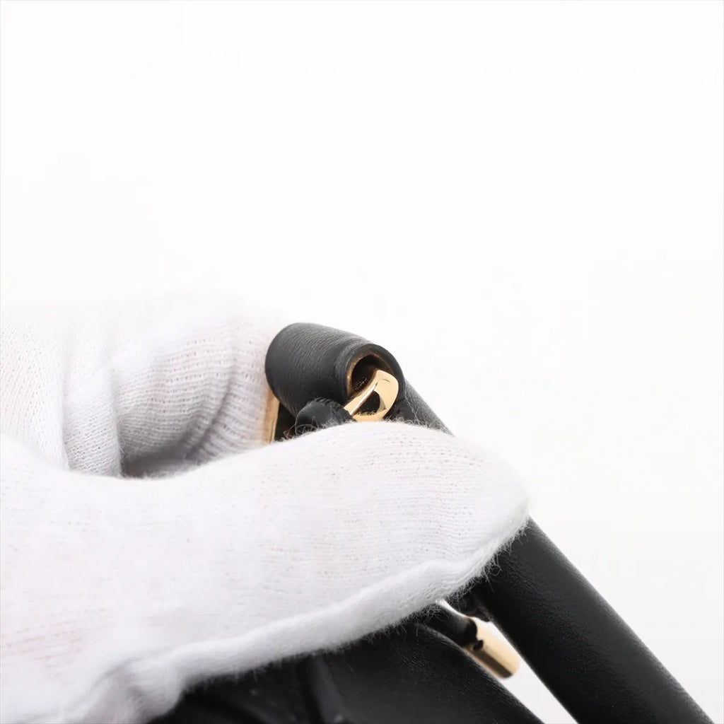 Loewe Black Leather Small Puzzle Bag [Clearance Sale]