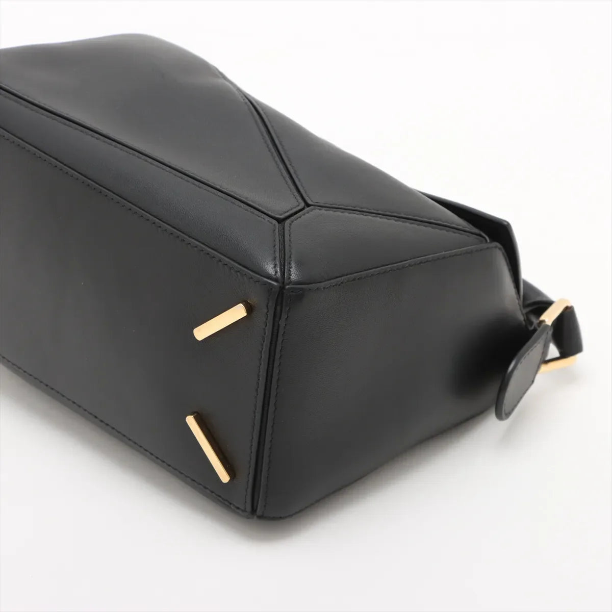 Loewe Black Leather Small Puzzle Bag [Clearance Sale]