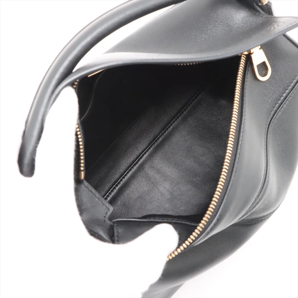 Loewe Black Leather Small Puzzle Bag [Clearance Sale]