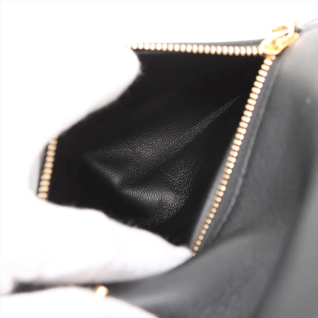 Loewe Black Leather Small Puzzle Bag [Clearance Sale]
