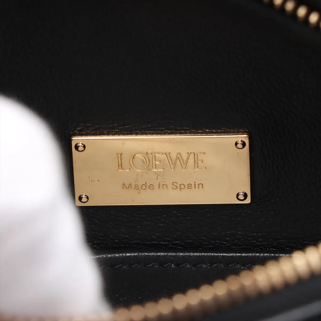 Loewe Black Leather Small Puzzle Bag [Clearance Sale]