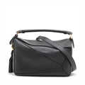 Loewe Black Leather Small Puzzle Bag [Clearance Sale]