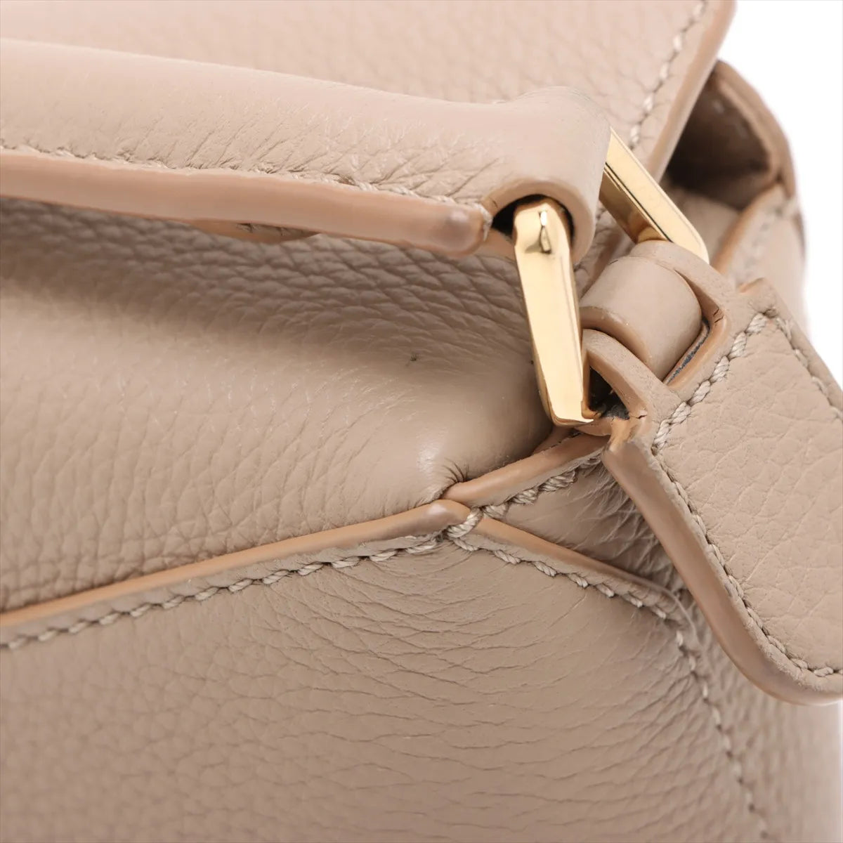 Loewe Beige Leather Mini Puzzle Bag [Clearance Sale]
