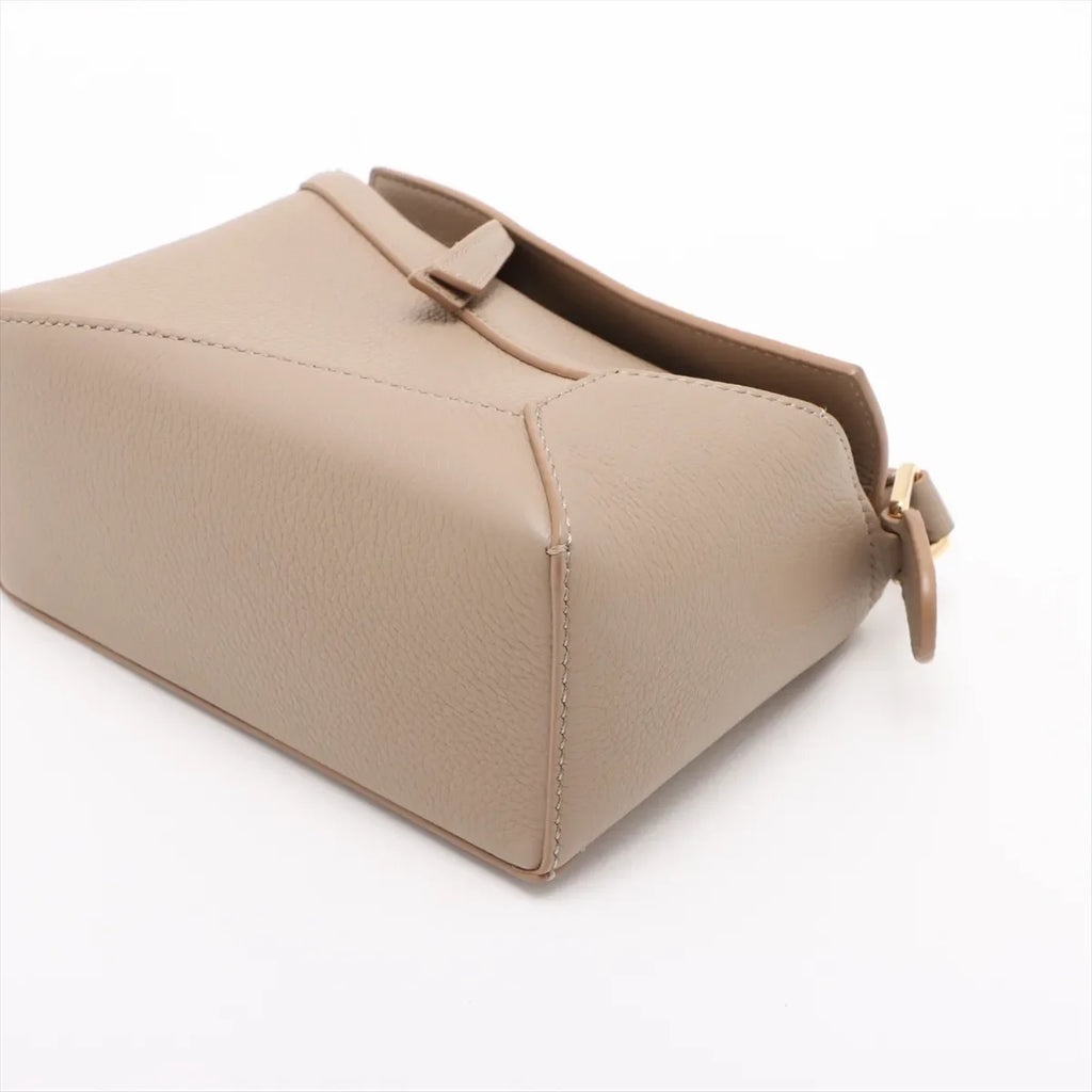 Loewe Beige Leather Mini Puzzle Bag [Clearance Sale]