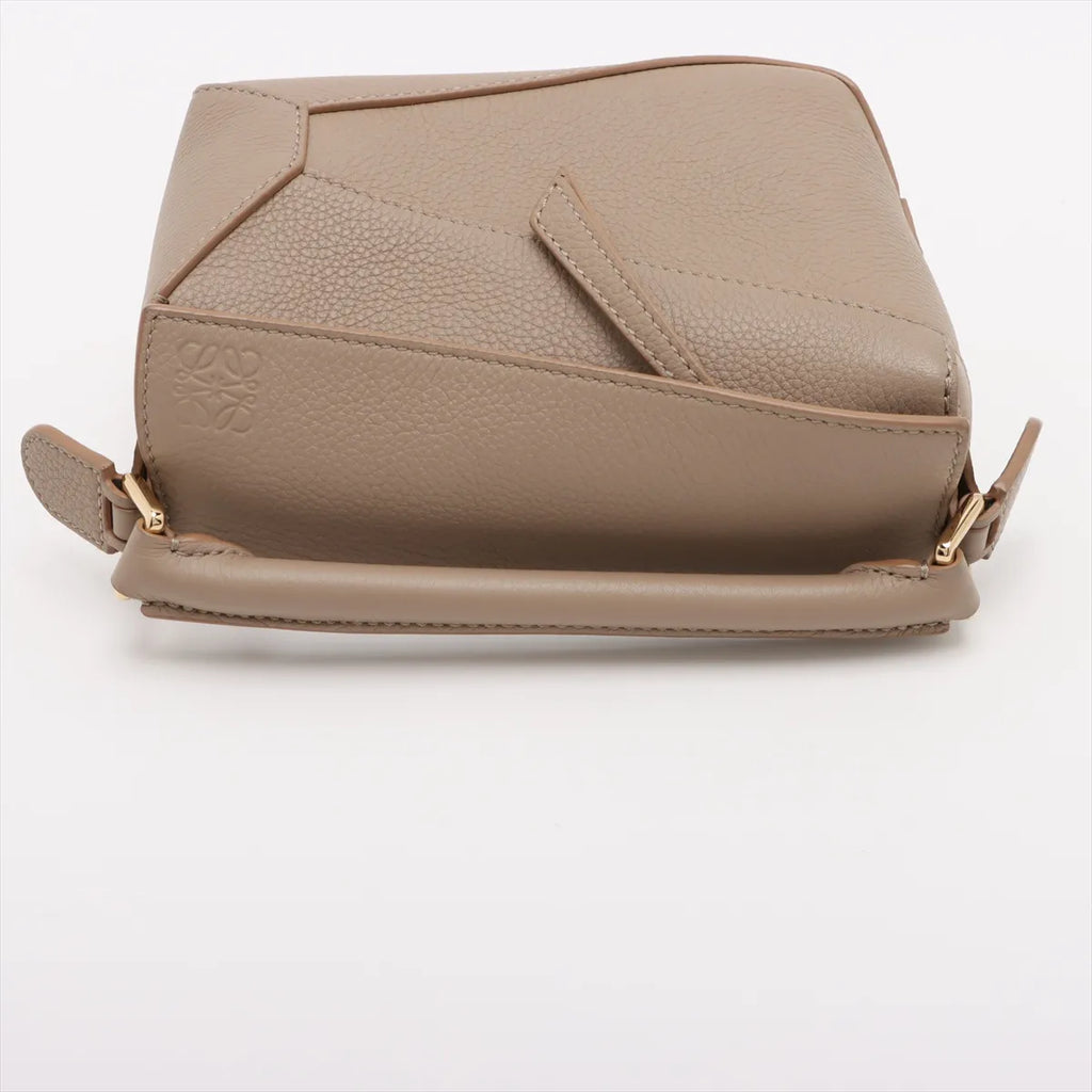 Loewe Beige Leather Mini Puzzle Bag [Clearance Sale]