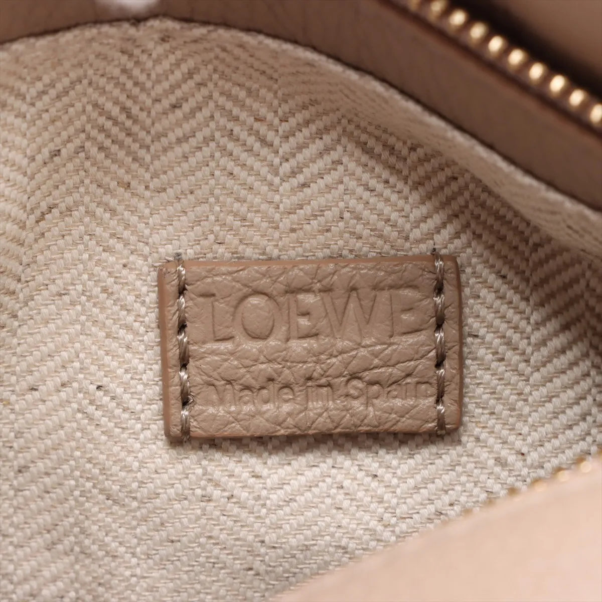Loewe Beige Leather Mini Puzzle Bag [Clearance Sale]