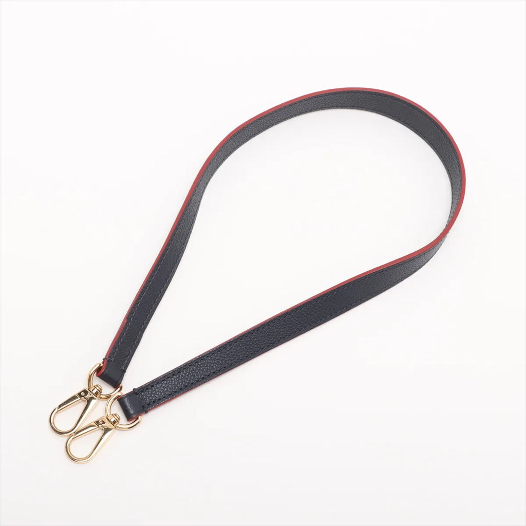 Louis Vuitton Navy Rouge Monogram Empreinte Leather Montaigne MM [Clearance Sale]