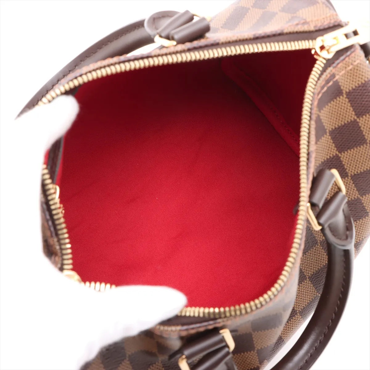 Louis Vuitton Damier Ebene Canvas Speedy 25 Bandouliere [Clearance Sale]
