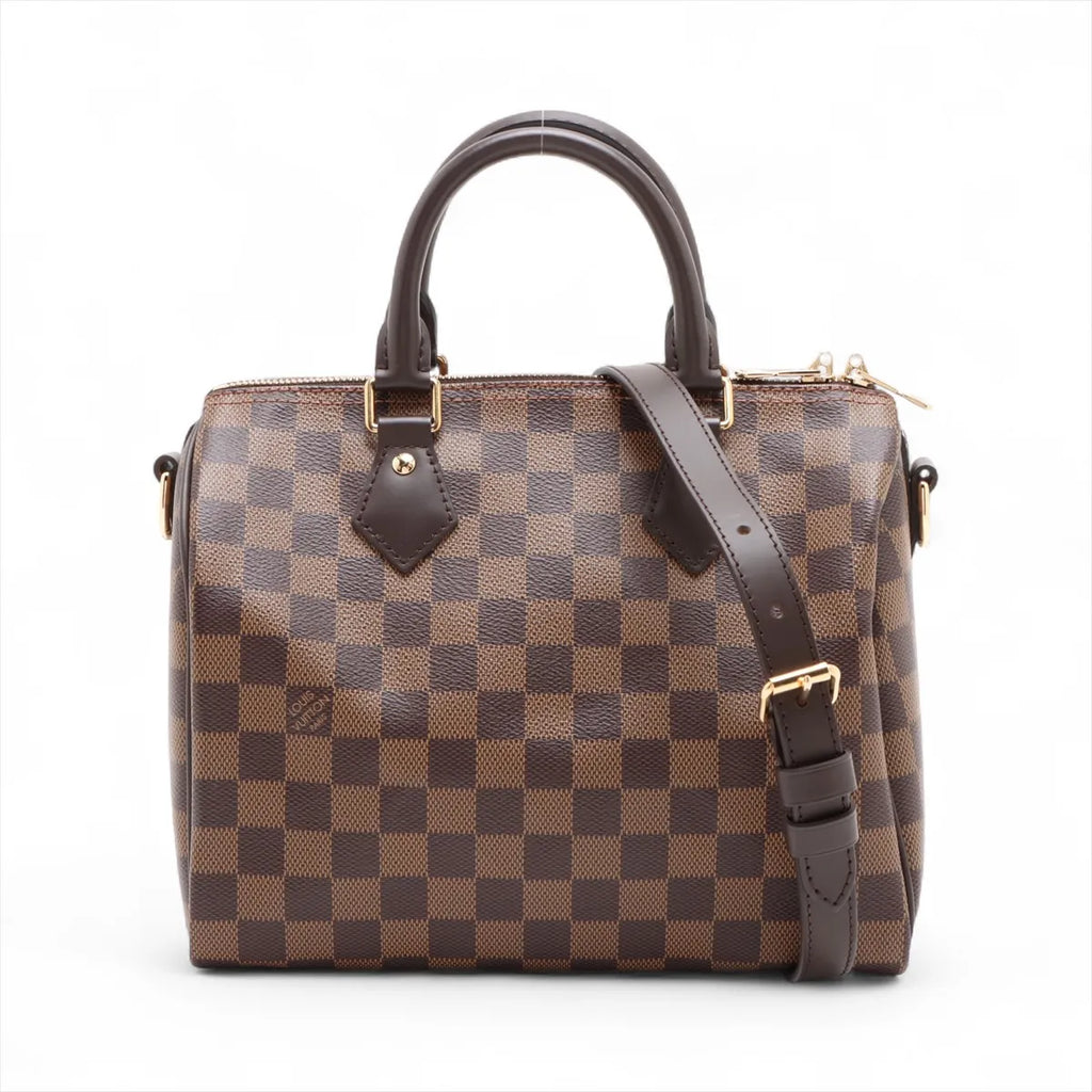 Louis Vuitton Damier Ebene Canvas Speedy 25 Bandouliere [Clearance Sale]