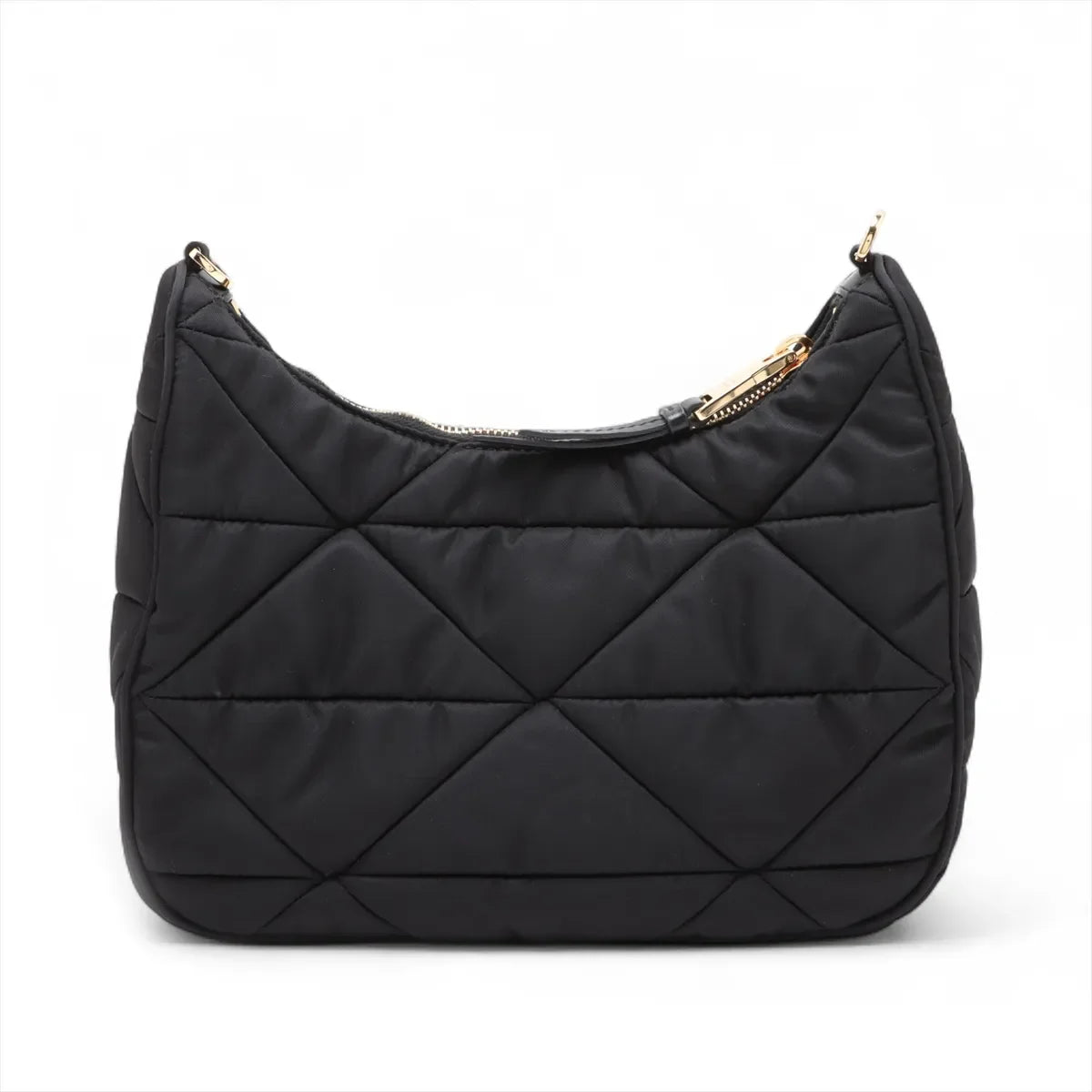 Prada Black Padded Re-Nylon Shoulder Bag [Clearance Sale]