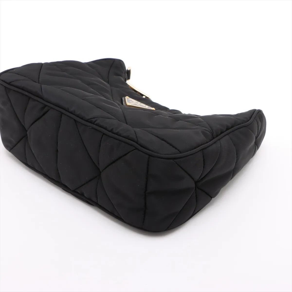 Prada Black Padded Re-Nylon Shoulder Bag [Clearance Sale]