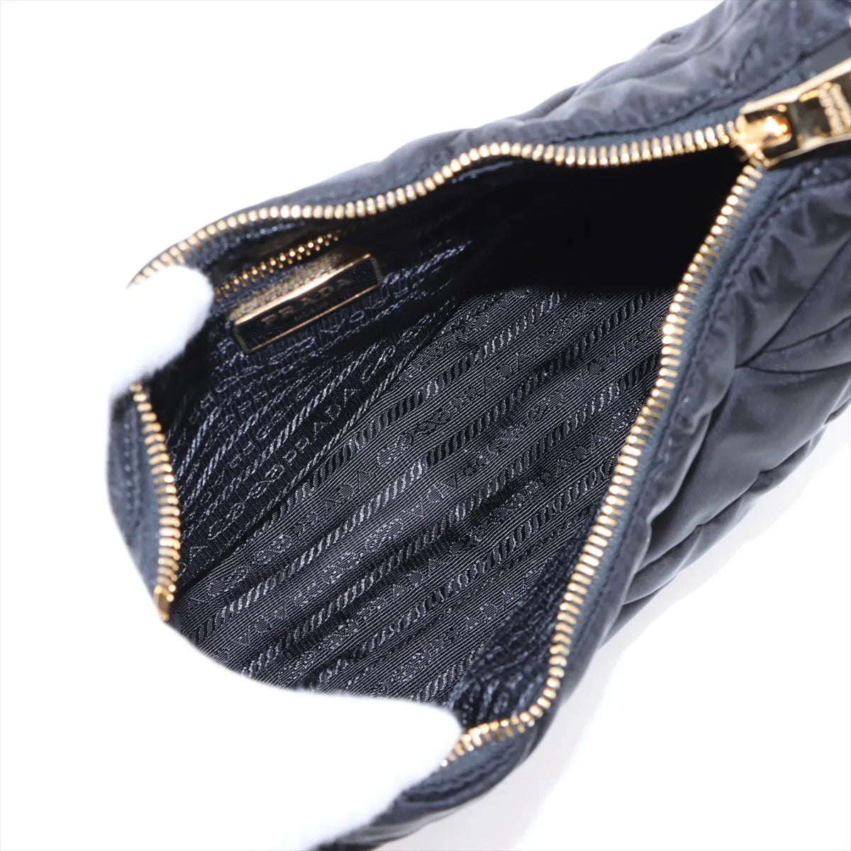 Prada Black Padded Re-Nylon Shoulder Bag [Clearance Sale]