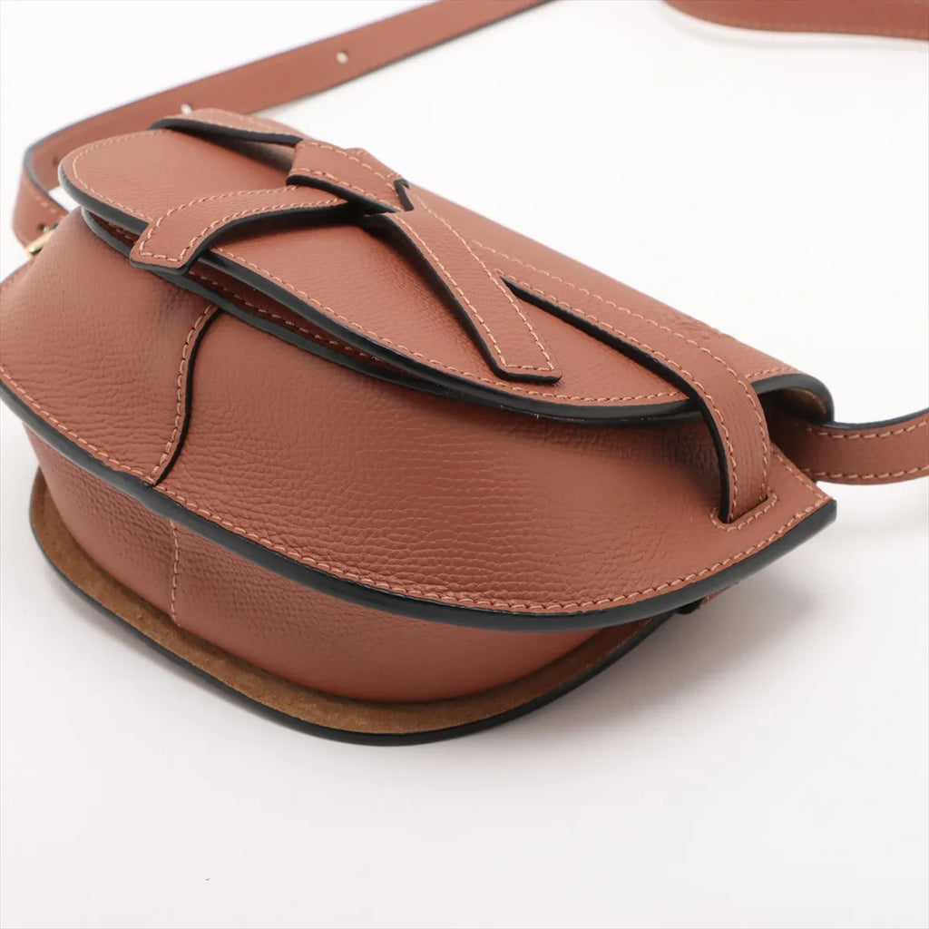 Loewe Brown Leather Mini Gate Bag [Clearance Sale]