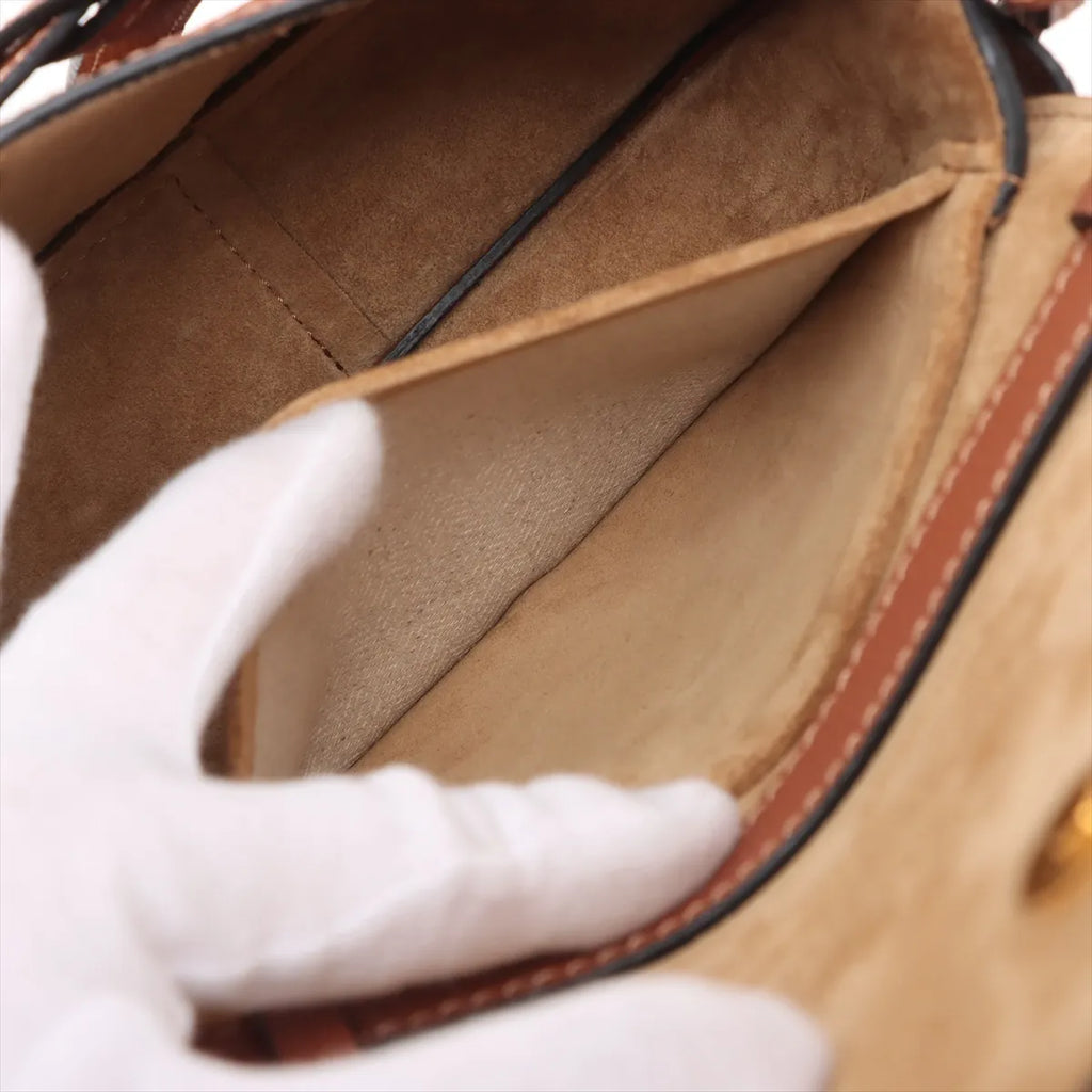 Loewe Brown Leather Mini Gate Bag [Clearance Sale]