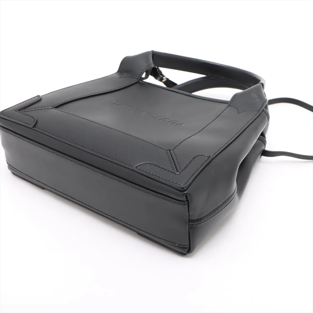 Balenciaga Black Navy Cabas XS [Clearance Sale]