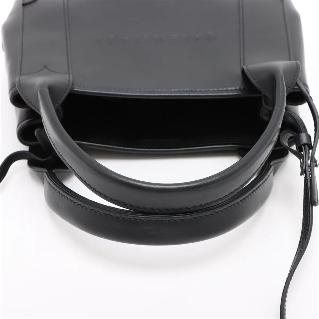 Balenciaga Black Navy Cabas XS [Clearance Sale]