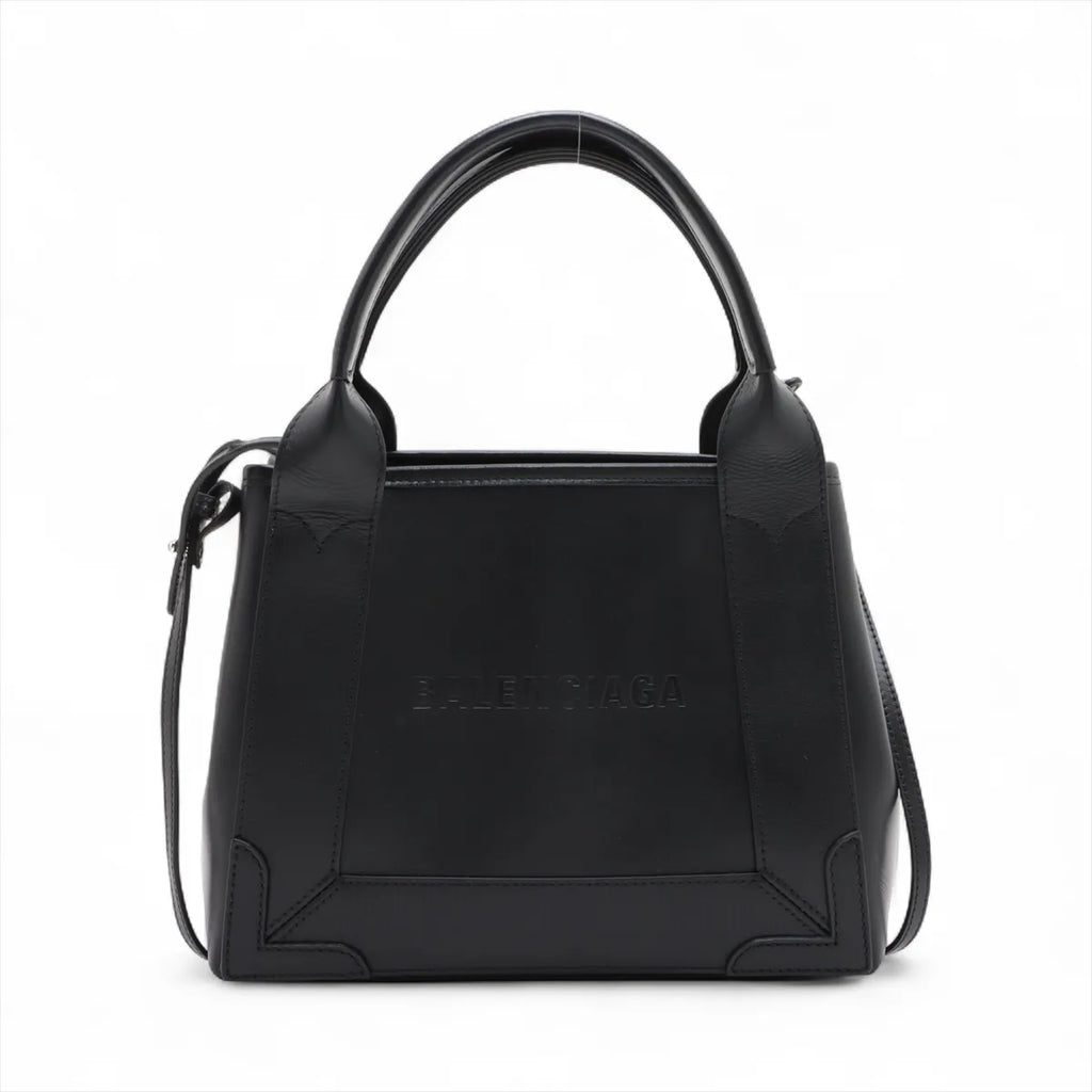 Balenciaga Black Navy Cabas XS [Clearance Sale]