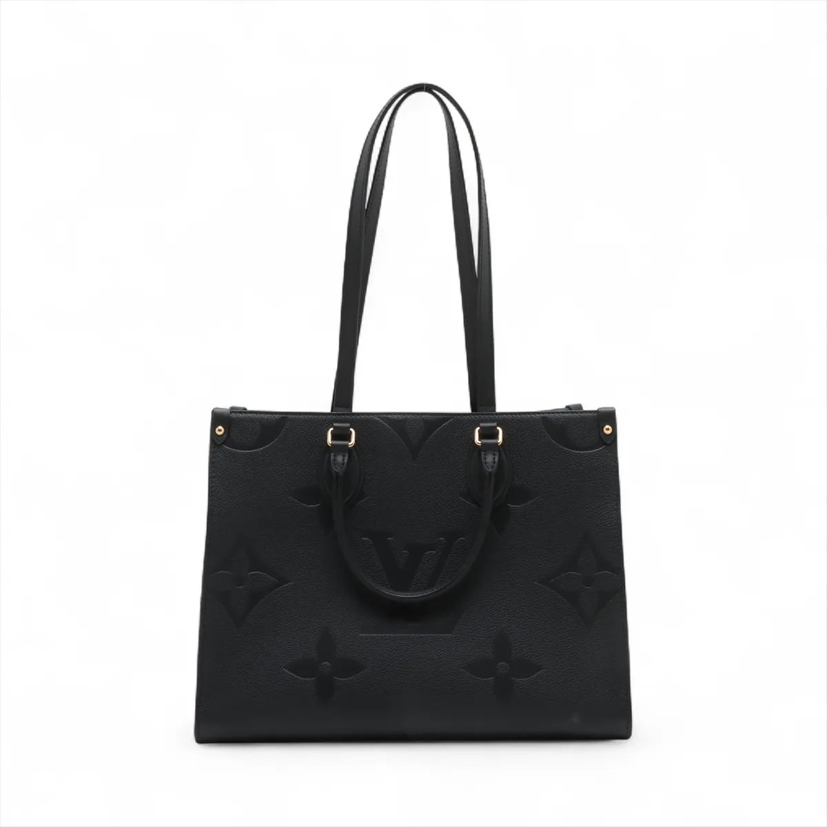 Louis Vuitton Black Monogram Empreinte Leather OnTheGo MM [Clearance Sale]
