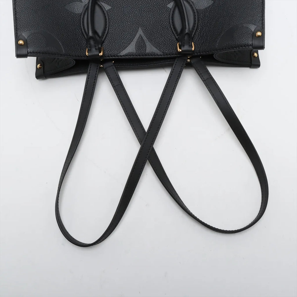Louis Vuitton Black Monogram Empreinte Leather OnTheGo MM [Clearance Sale]