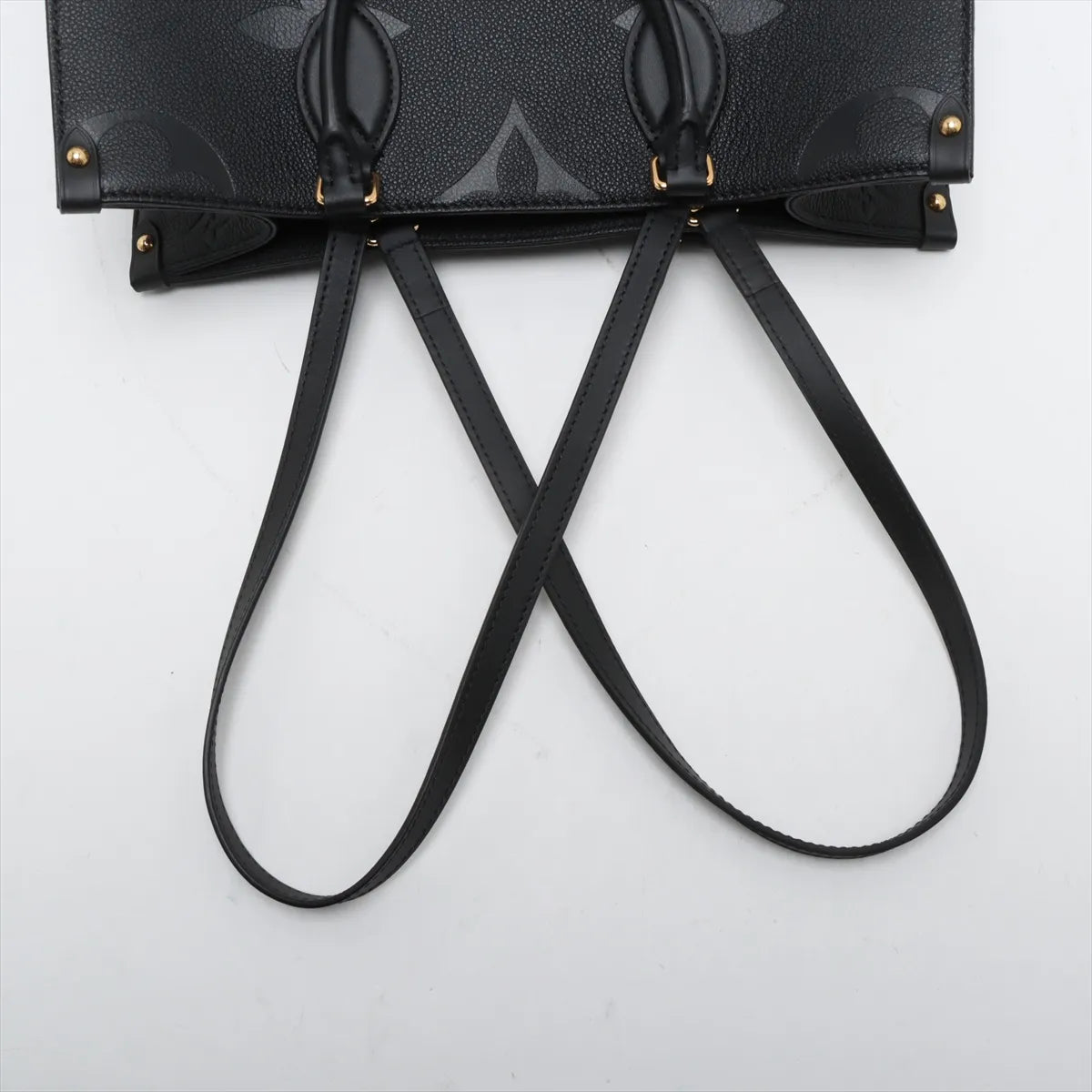 Louis Vuitton Black Monogram Empreinte Leather OnTheGo MM [Clearance Sale]