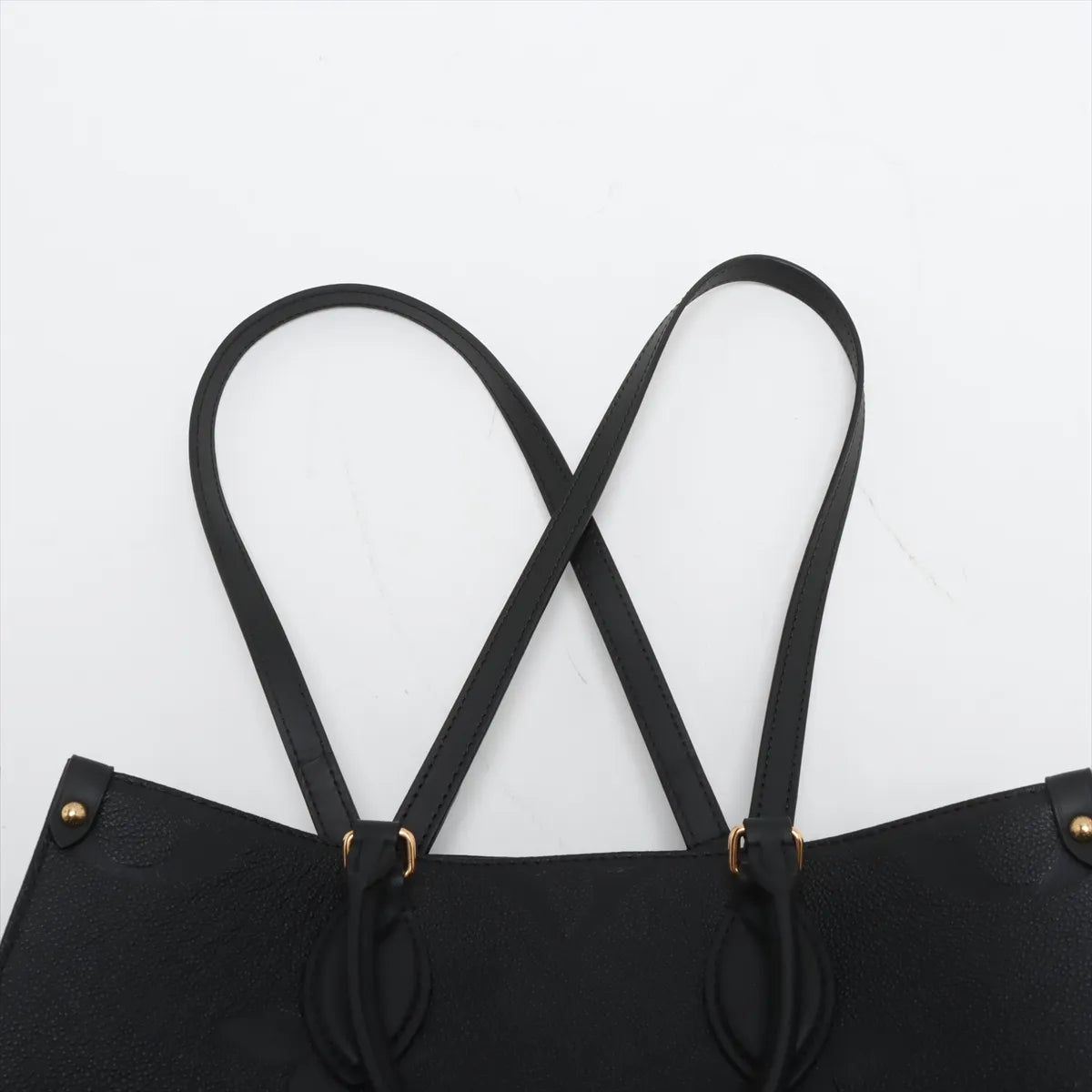 Louis Vuitton Black Monogram Empreinte Leather OnTheGo MM [Clearance Sale]