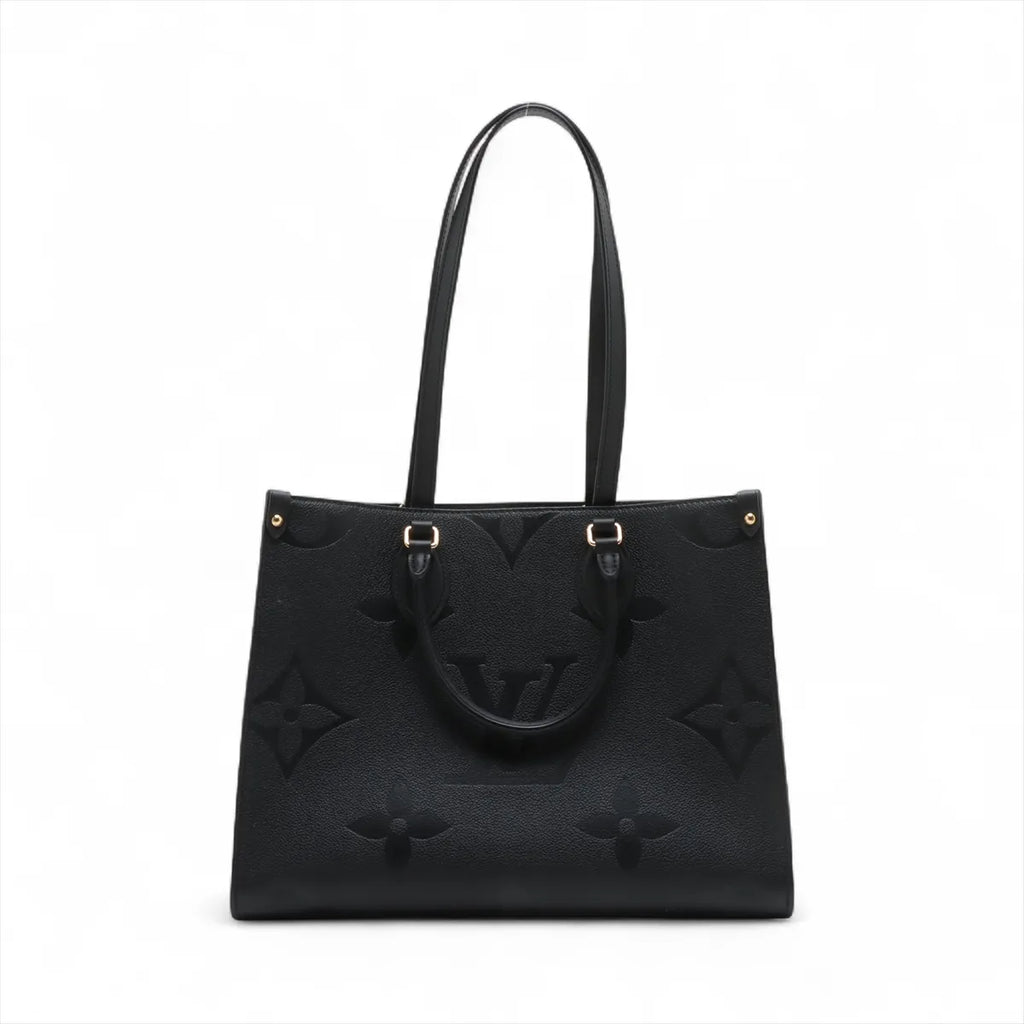 Louis Vuitton Black Monogram Empreinte Leather OnTheGo MM [Clearance Sale]