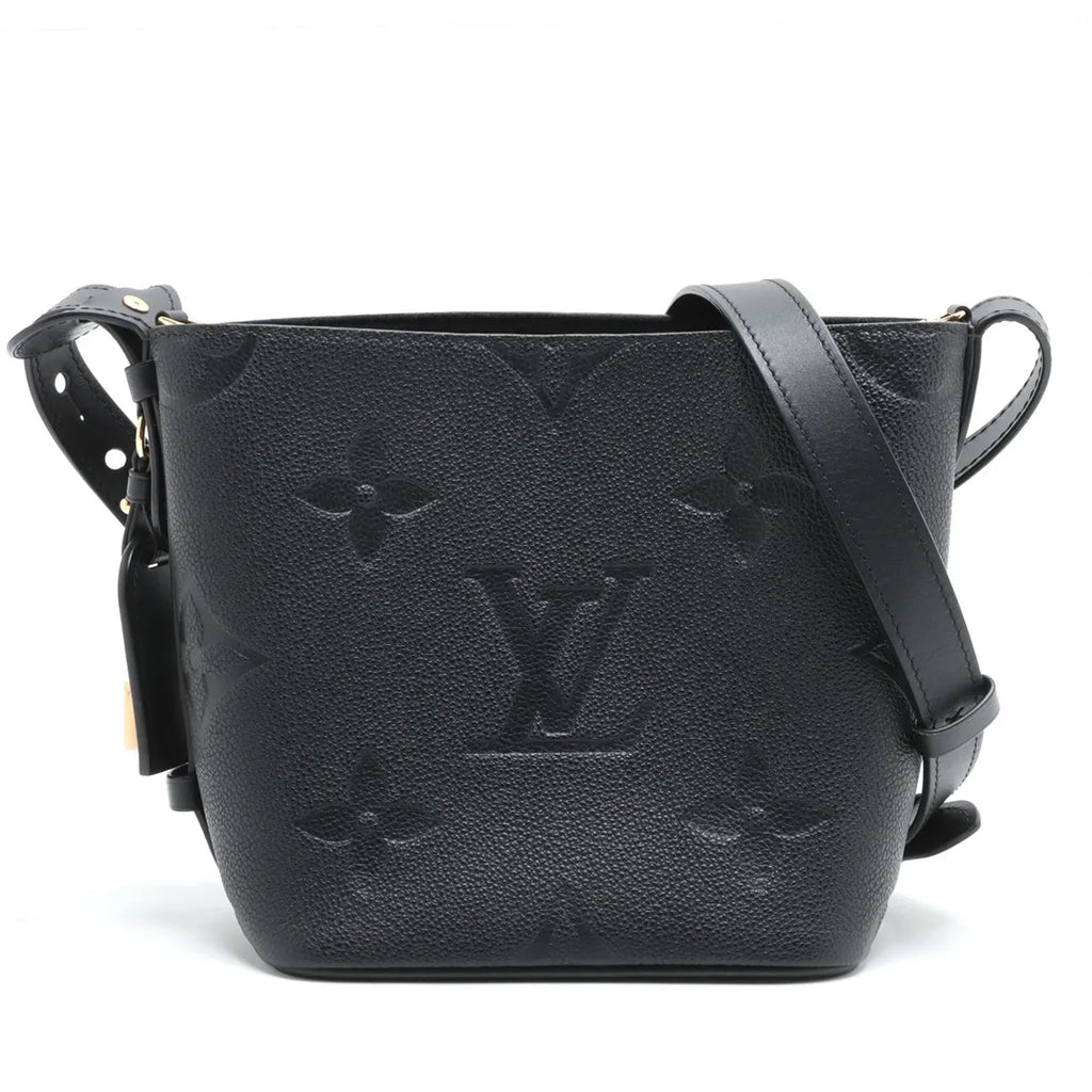 Louis Vuitton Black Monogram Empreinte Leather All in BB [Clearance Sale]