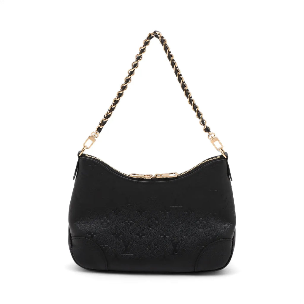 Louis Vuitton Black Monogram Empreinte Leather Boulogne PM [Clearance Sale]