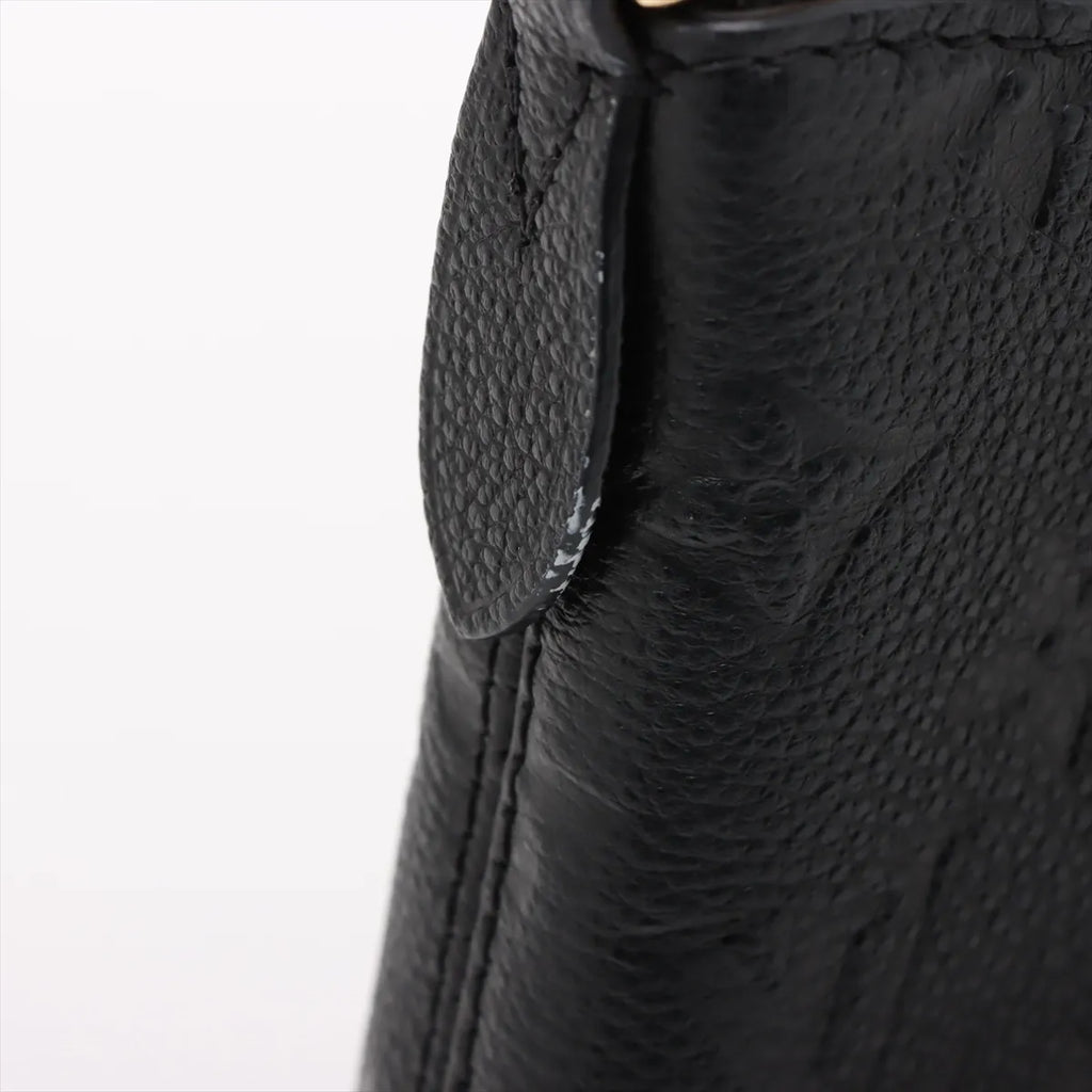 Louis Vuitton Black Monogram Empreinte Leather Boulogne PM [Clearance Sale]