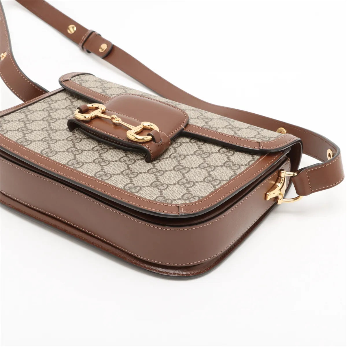 Gucci GG Supreme Gucci Horsebit 1955 Small Shoulder Bag [Clearance Sale]