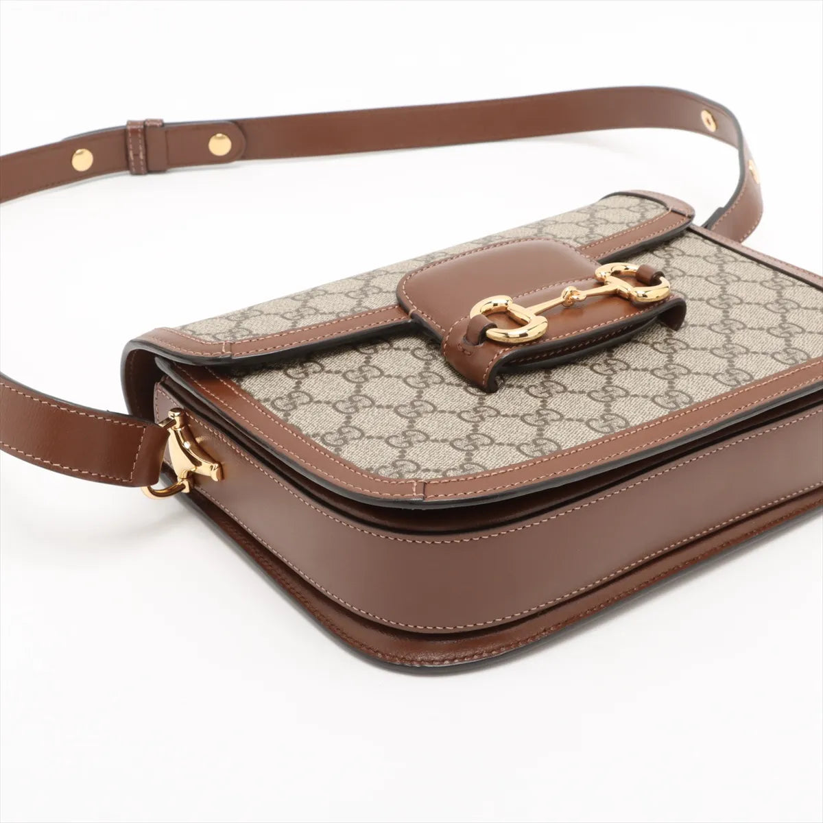 Gucci GG Supreme Gucci Horsebit 1955 Small Shoulder Bag [Clearance Sale]
