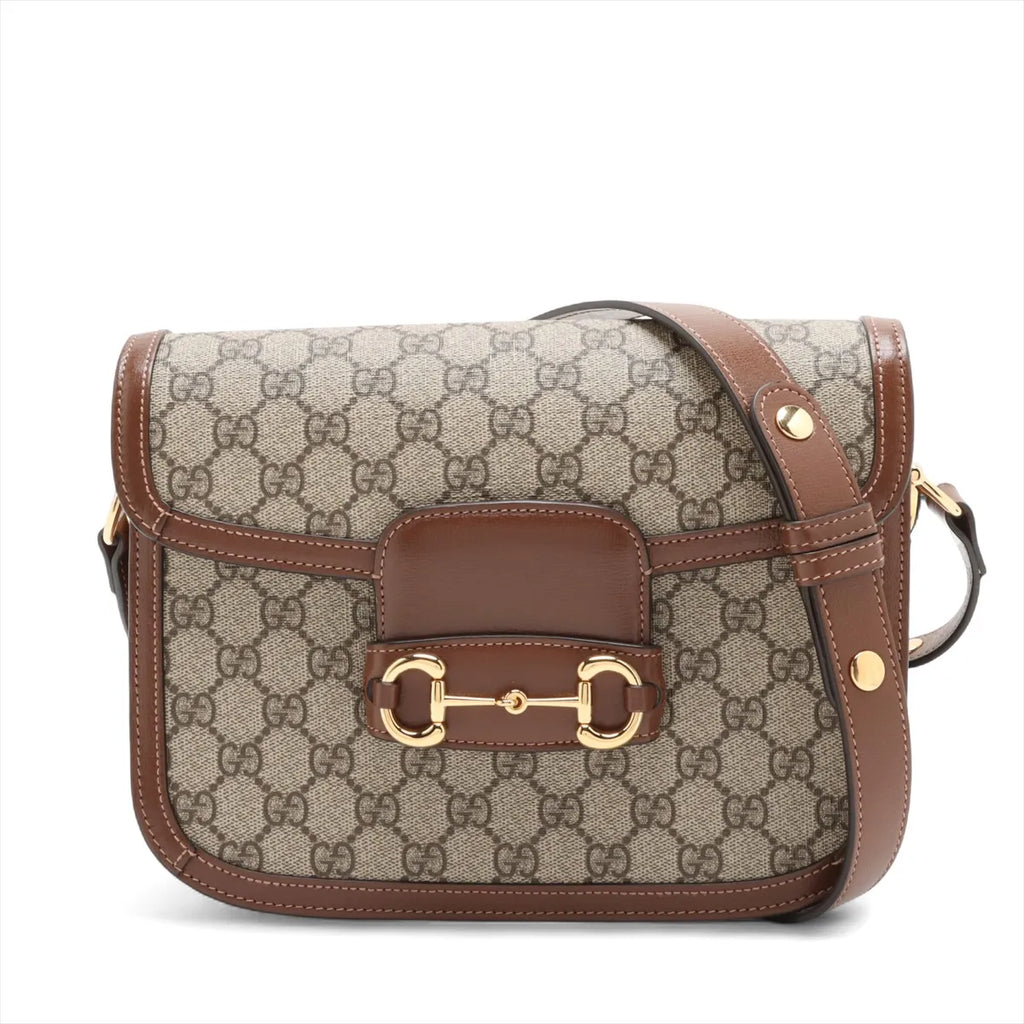 Gucci GG Supreme Gucci Horsebit 1955 Small Shoulder Bag [Clearance Sale]