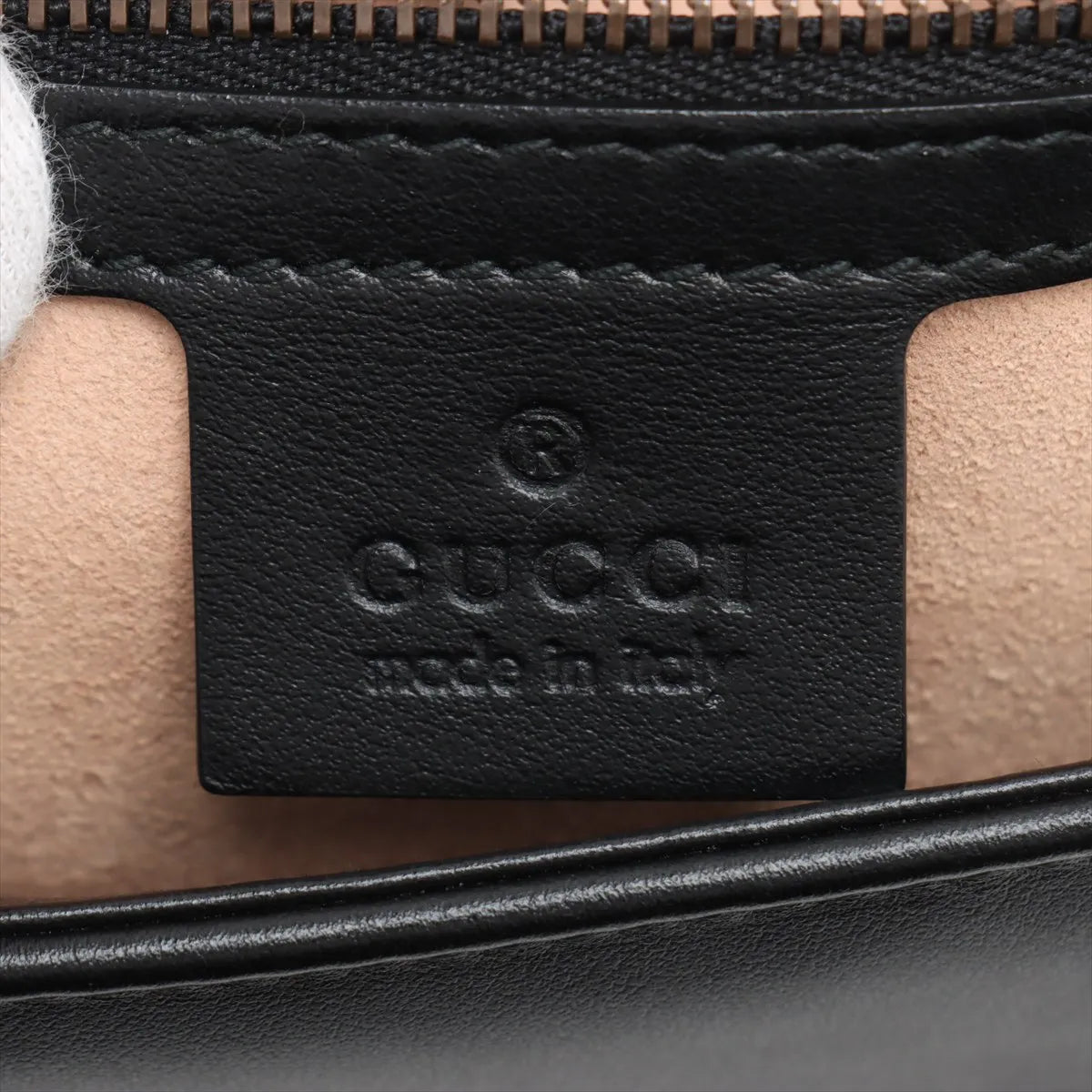 Gucci Black Leather GG Marmont Medium Shoulder Bag [Clearance Sale]