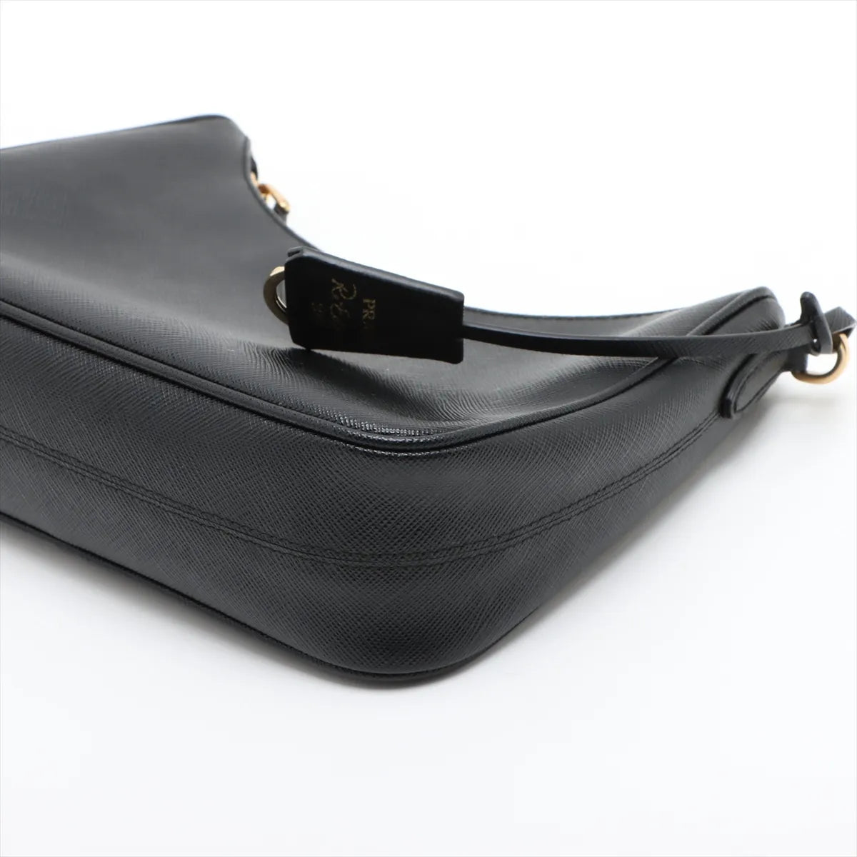 Prada Black Saffiano Leather and Re-Nylon Re-Edition 2005 Shoulder Bag [Clearance Sale]